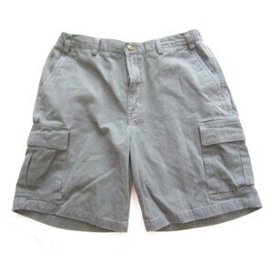 Men's Roundtree & Yorke Cotton Cargo Shorts Sz 34 (MP367)